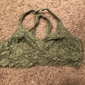 Olive green bralette